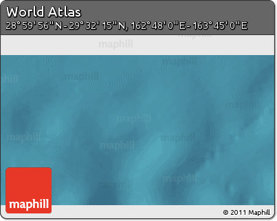 Satellite 3D Map of the Area around 29° 16' 6" N, 163° 16' 30" E