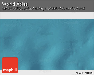 Satellite 3D Map of the Area around 29° 16' 6" N, 163° 16' 30" E