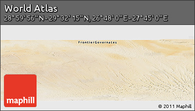 Satellite Panoramic Map of the Area around 29° 16' 6" N, 27° 16' 29" E