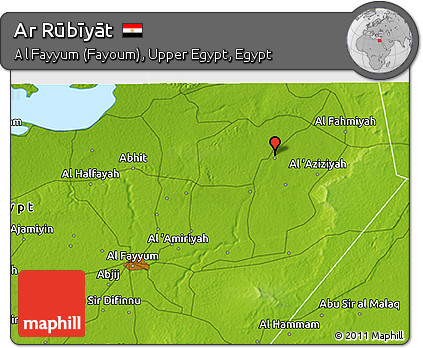Physical 3D Map of Ar Rūbīyāt