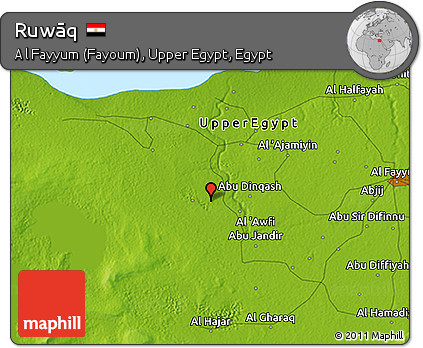 Physical 3D Map of Ruwāq