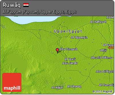 Physical 3D Map of Ruwāq