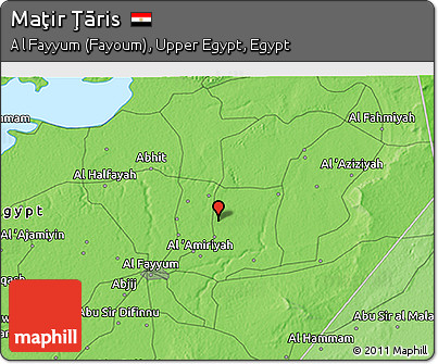 Political 3D Map of Maţir Ţāris
