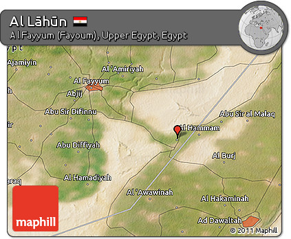 Satellite 3D Map of Al Lāhūn