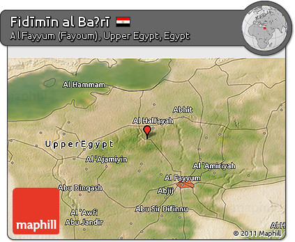 Satellite 3D Map of Fidīmīn Al Baḩrī