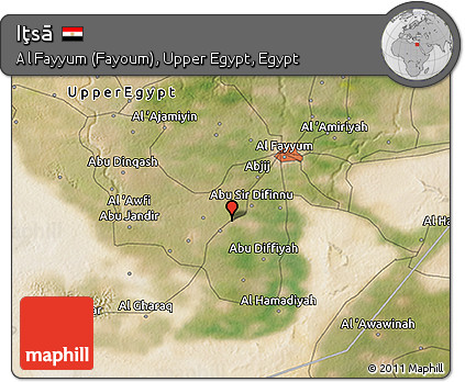 Satellite 3D Map of Iţsā