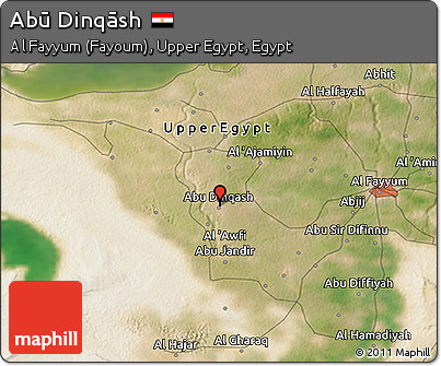 Satellite 3D Map of Abū Dinqāsh