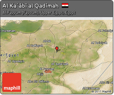 Satellite 3D Map of Al Ka`ābī Al Qadīmah