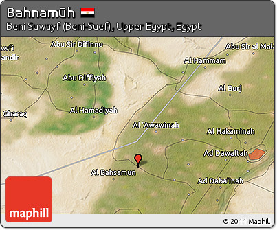 Satellite 3D Map of Bahnamūh
