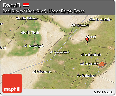 Satellite 3D Map of Dandīl