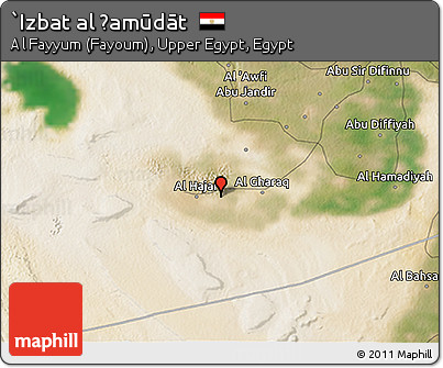 Satellite 3D Map of `Izbat Al Ḩamūdāt