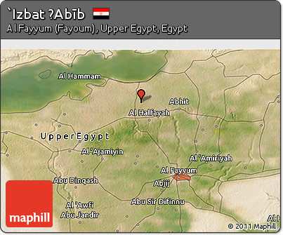 Satellite 3D Map of `Izbat ḨAbīb