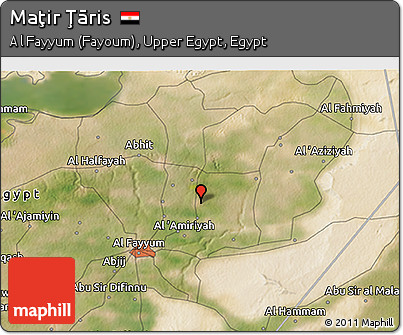 Satellite 3D Map of Maţir Ţāris