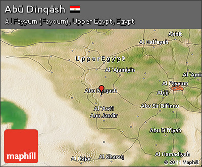 Satellite 3D Map of Abū Dinqāsh