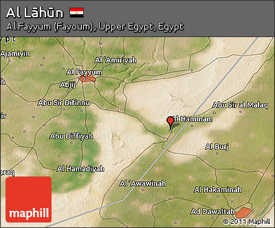 Satellite 3D Map of Al Lāhūn
