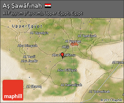 Satellite 3D Map of Aş Şawāfinah