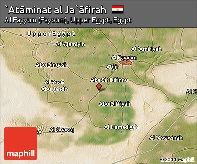 Satellite 3D Map of `Atāminat Al Ja`āfirah