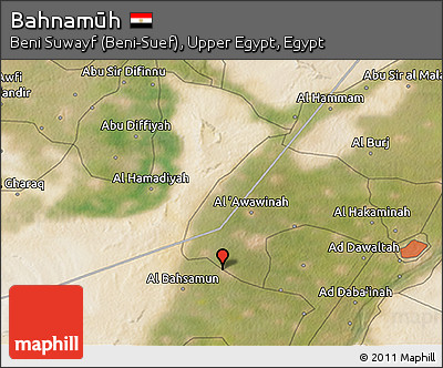 Satellite 3D Map of Bahnamūh
