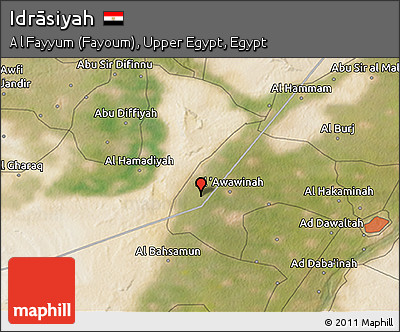 Satellite 3D Map of Idrāsiyah