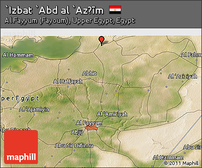 Satellite 3D Map of `Izbat `Abd Al `Az̧īm