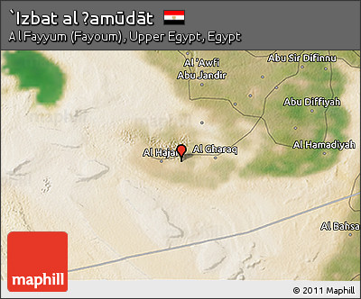 Satellite 3D Map of `Izbat Al Ḩamūdāt