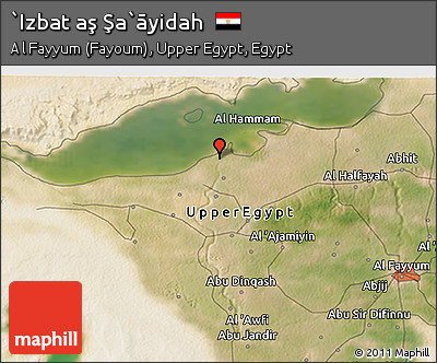 Satellite 3D Map of `Izbat Aş Şa`āyidah