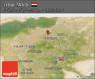 Satellite 3D Map of `Izbat ḨAbīb