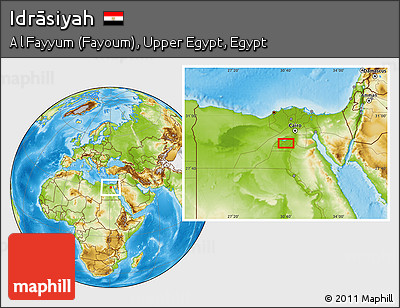 Physical Location Map of Idrāsiyah