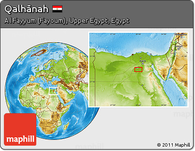 Physical Location Map of Qalhānah