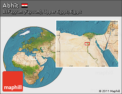 Satellite Location Map of Abhīt