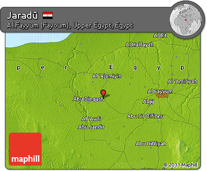 Physical Map of Jaradū