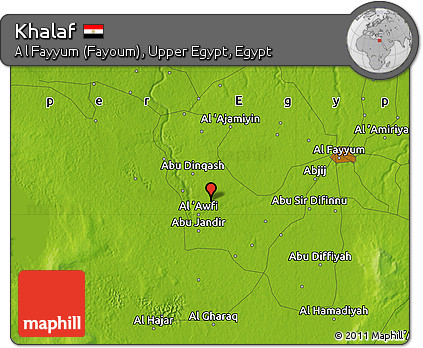 Physical Map of Khalaf