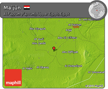 Physical Map of Ma`jūn