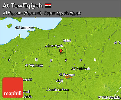 Physical Map of At Tawfīqīyah