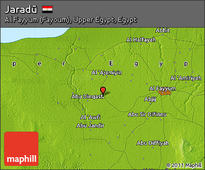 Physical Map of Jaradū