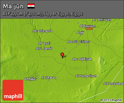 Physical Map of Ma`jūn