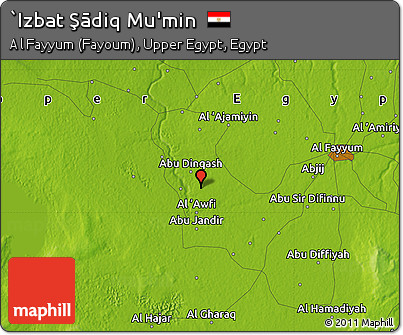 Physical Map of `Izbat Şādiq Mu'min
