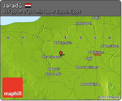 Physical Map of Jaradū