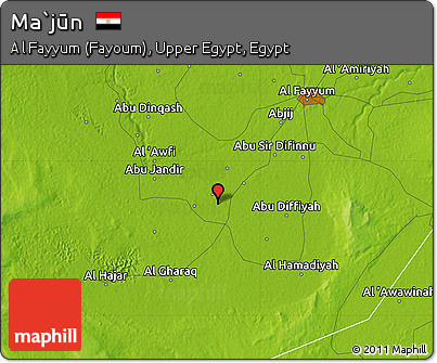 Physical Map of Ma`jūn