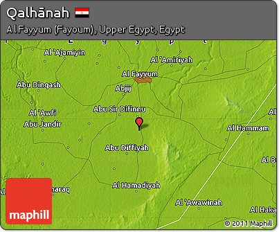 Physical Map of Qalhānah