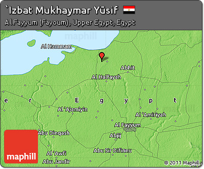 Political Map of `Izbat Mukhaymar Yūsif