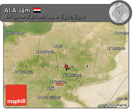 Satellite Map of Al A`lām
