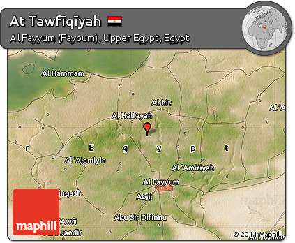 Satellite Map of At Tawfīqīyah