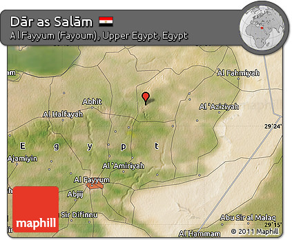 Satellite Map of Dār As Salām