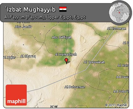Satellite Map of `Izbat Mughayyib