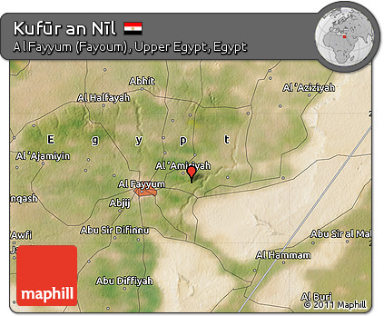 Satellite Map of Kufūr An Nīl