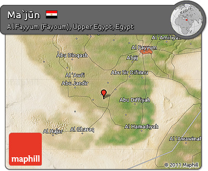 Satellite Map of Ma`jūn