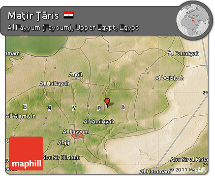 Satellite Map of Maţir Ţāris