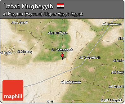 Satellite Map of `Izbat Mughayyib