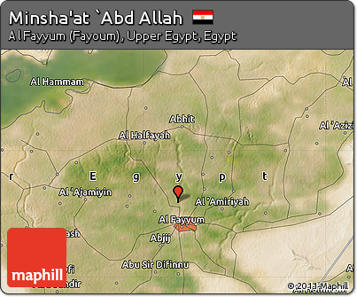 Satellite Map of Minsha'at `Abd Allah